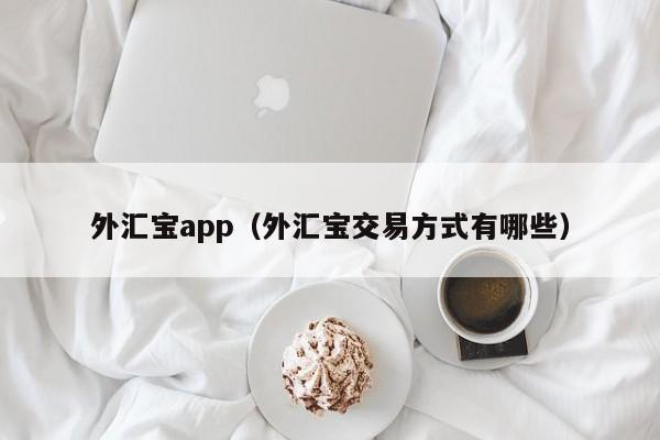 外汇宝app（外汇宝交易方式有哪些）