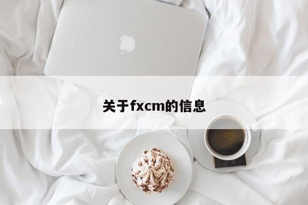 关于fxcm的信息